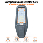 Lámpara Solar Hardy Estelar 500 — Luz Fría 6500K · Sensor de Movimiento y Control Remoto miniatura 2