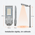 Lámpara Solar Hardy Solaris 2000 — Luz Cálida 3000K · Industrial y Áreas Extensas miniatura 6