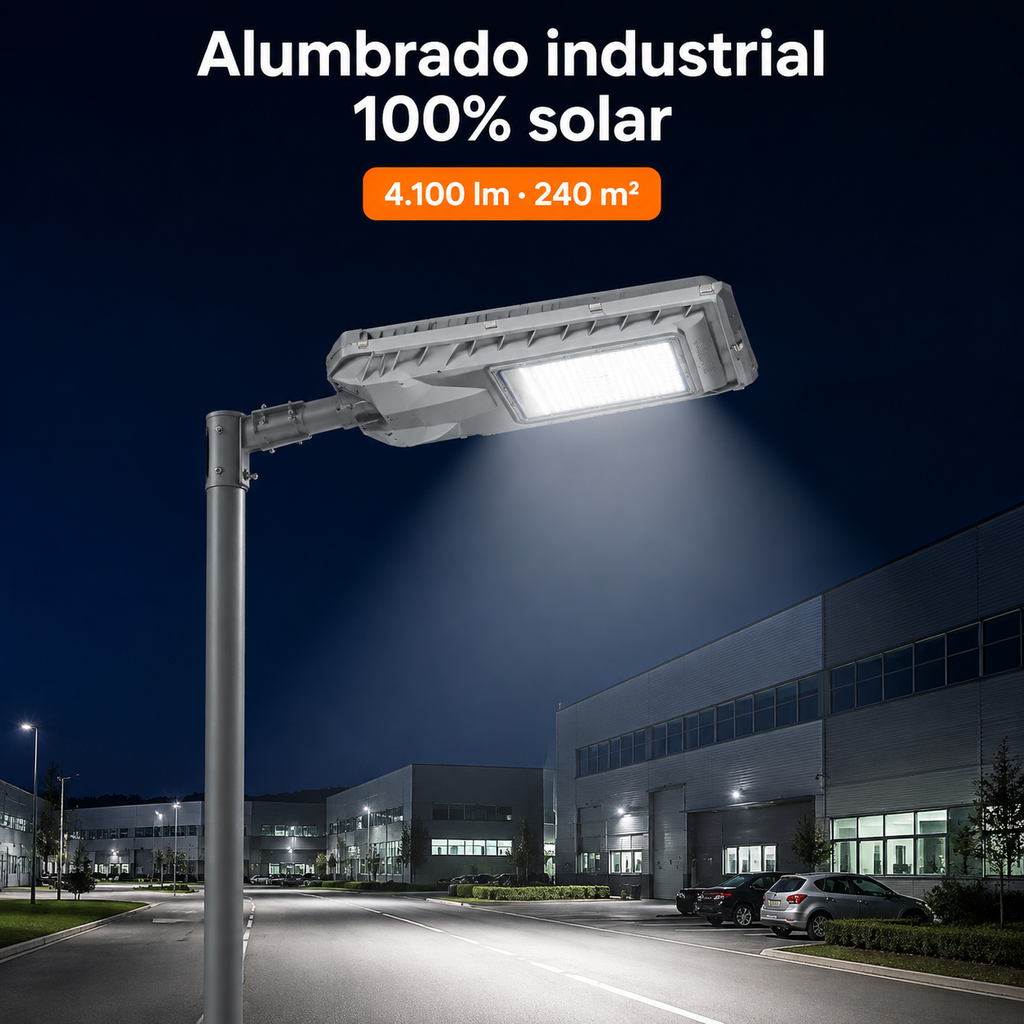 Lámpara Solar Hardy Solaris 2000 — Luz Fría 6500K · Industrial y Áreas Extensas - Kit completo